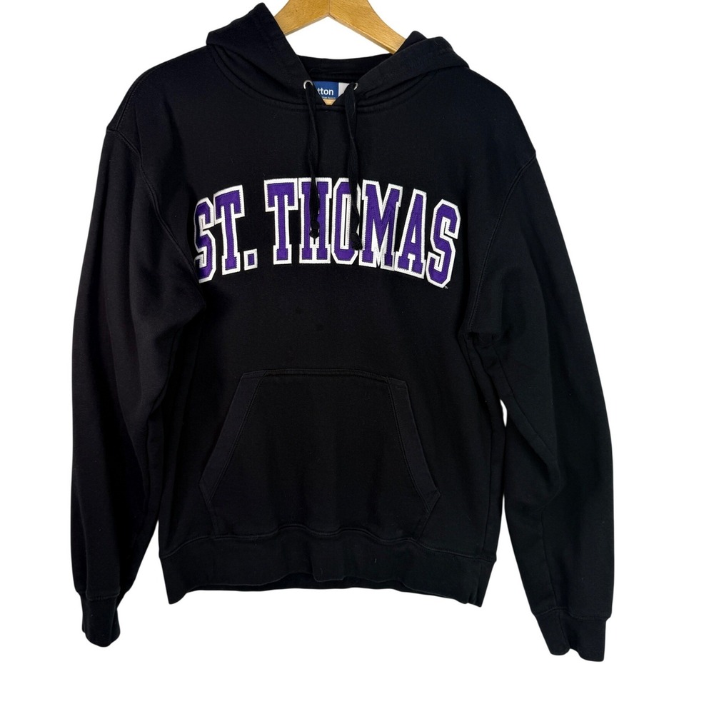 Gear for Sports St. Thomas Hoodie Black Purple Big Cotton Sweatshirt Medium